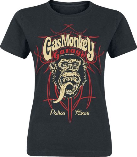 Gas Monkey Garage Dallas Texas Dámské tričko černá