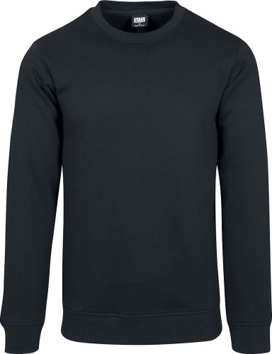 Urban Classics Basic teplákové tričko Svetr černá
