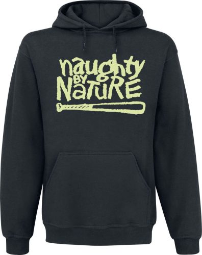 Naughty by Nature Classic Logo OPP Mikina s kapucí černá
