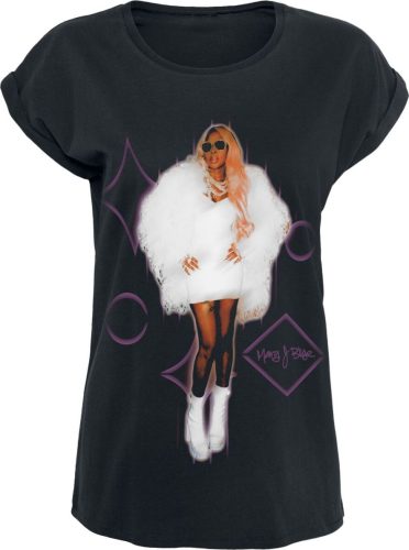 Mary J. Blige Photo Symbols Dámské tričko černá