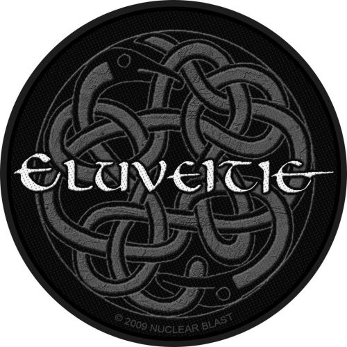 Eluveitie Eluveitie Logo nášivka cerná/šedá/bílá