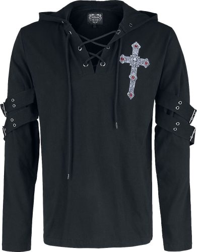 Gothicana by EMP Černé tričko Gothicana X Anne Stokes s potiskem