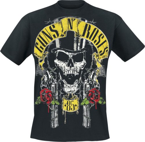 Guns N' Roses Top Hat Tričko černá