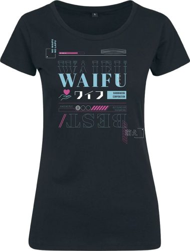 Zábavné tričko Graphical Waifu XX Dámské tričko černá