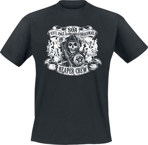 Sons Of Anarchy Reaper Crew 1967 Tričko černá
