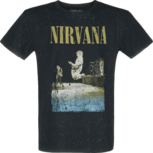Nirvana Stage Jump Tričko černá