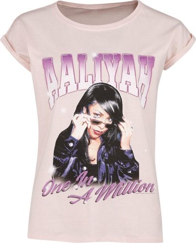 Aaliyah One In A Million Dámské tričko světle růžová
