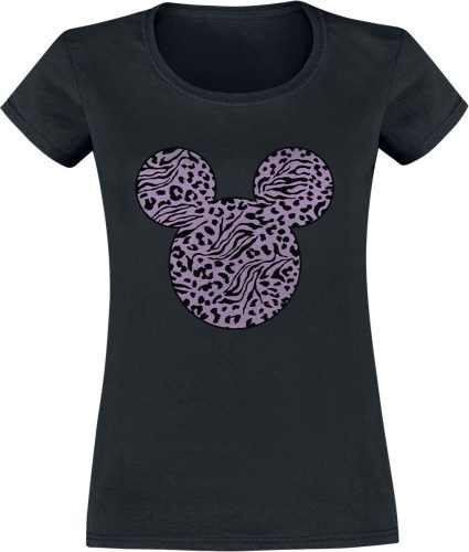 Mickey & Minnie Mouse Zebra Dámské tričko černá