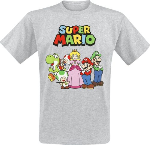 Super Mario Characters Tričko prošedivelá
