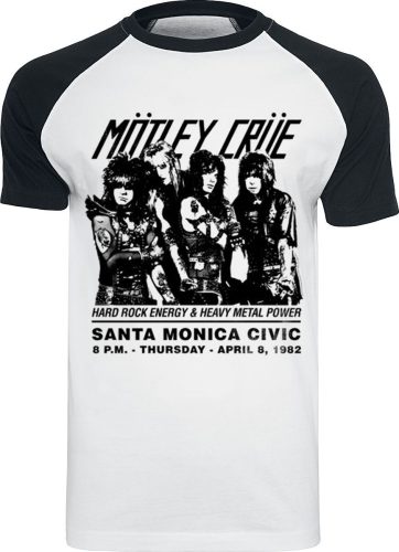 Mötley Crüe Santa Monica Tričko bílá/cerná