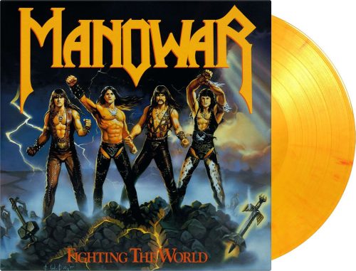 Manowar Fighting the world LP barevný
