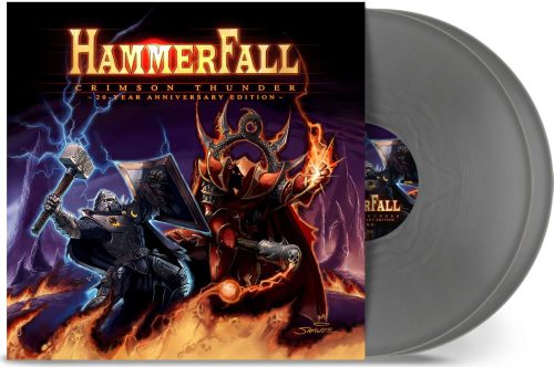 HammerFall Crimson thunder (20 Years Anniversary Platinum Edition) 2-LP barevný