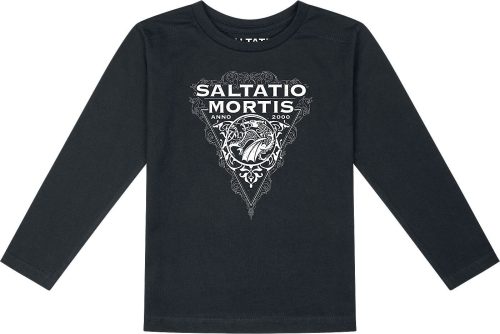 Saltatio Mortis Metal-Kids - Dragon Triangle detské tricko - dlouhý rukáv černá