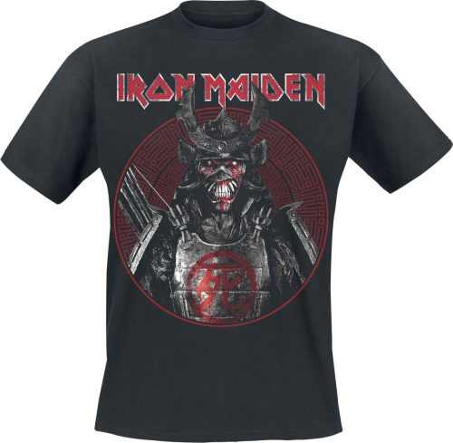 Iron Maiden Eddie Full Front Death Tričko černá