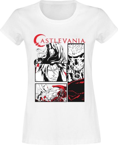 Castlevania Castlevania Comic Style Dámské tričko bílá