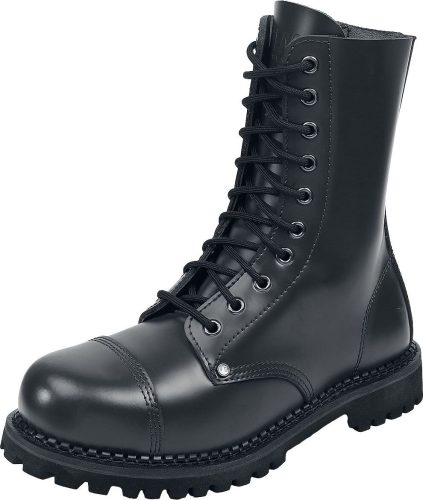 Black Premium by EMP Šněrování boty s ocelovou špičkou boty černá