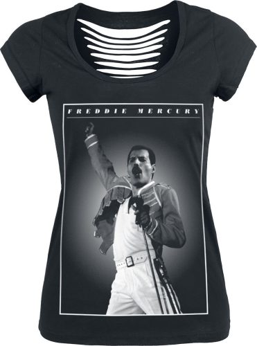 Queen Freddie - Stage Photo Dámské tričko černá