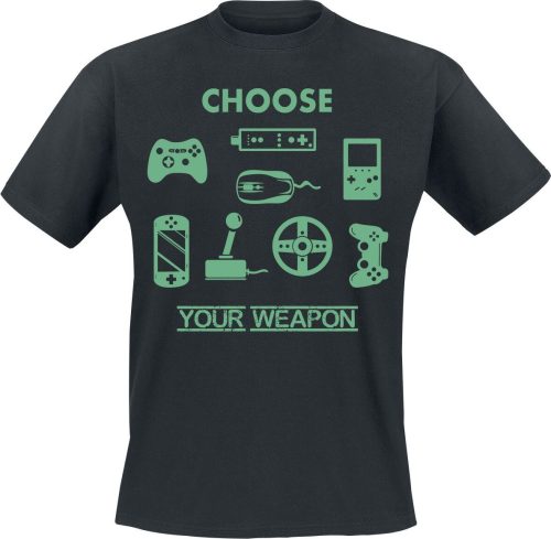 Choose Your Weapon Choose Your Weapon Tričko černá