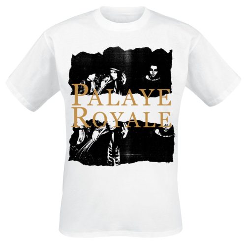 Palaye Royale Print Logo Tričko bílá