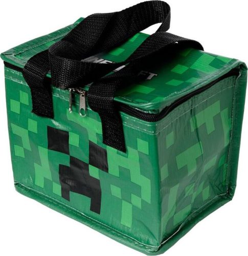 Minecraft Creeper Cooling Bag Chladící taška zelená/cerná