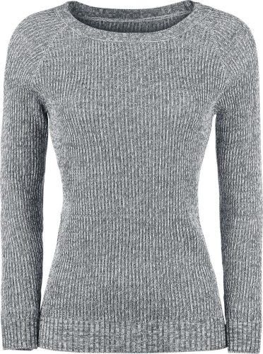 Black Premium by EMP Knitted Basic Sweater Dámská mikina šedá