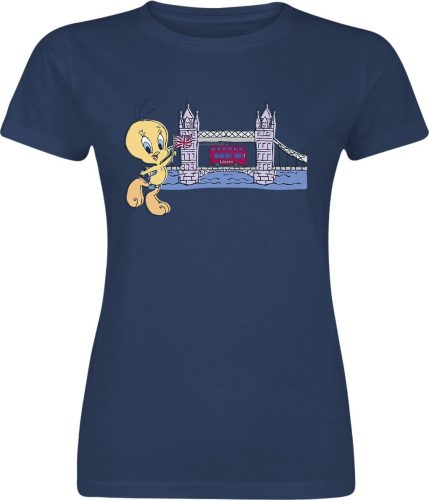 Looney Tunes Tweety - Tower Bridge Dámské tričko modrá