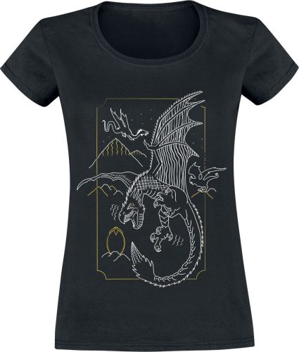 Harry Potter Dragon Dámské tričko černá