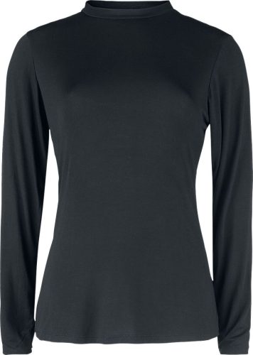 Gothicana by EMP Tričko s dlouhými rukávy a detailem na zádech Dámské tričko s dlouhými rukávy černá