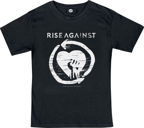 Rise Against Metal Kids - Heart Fist detské tricko černá
