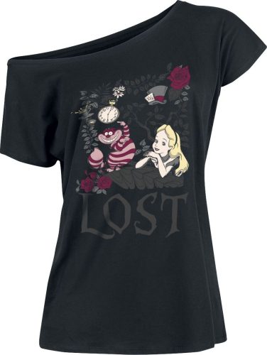 Alice in Wonderland Lost in Wonderland Dámské tričko černá