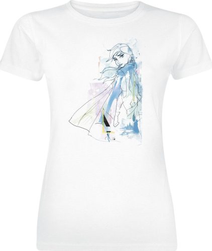 Frozen Anna Watercolour Sketch Dámské tričko bílá