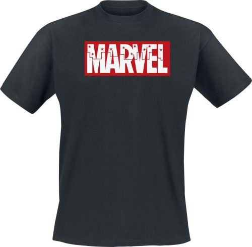 Marvel Logo - Skyline Tričko černá