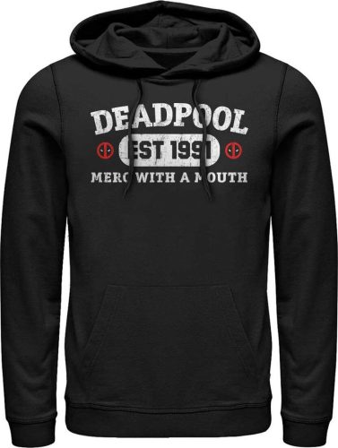Deadpool The Merc With The Mouth Mikina s kapucí černá