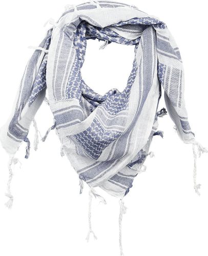Brandit Šála Shemag Palestinian Šátek/šála modrá/bílá