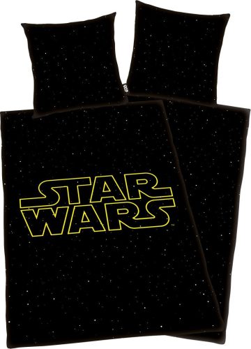 Star Wars Star Wars Logo Ložní prádlo cerná/žlutá