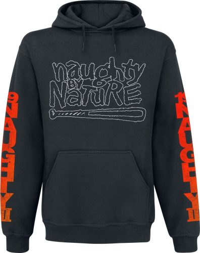 Naughty by Nature Hip Hop Hooray Mikina s kapucí černá