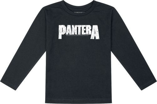 Pantera Metal-Kids - Logo detské tricko - dlouhý rukáv černá