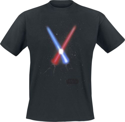 Star Wars Lichtschwerter Tričko černá