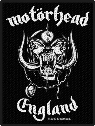 Motörhead England nášivka cerná/bílá