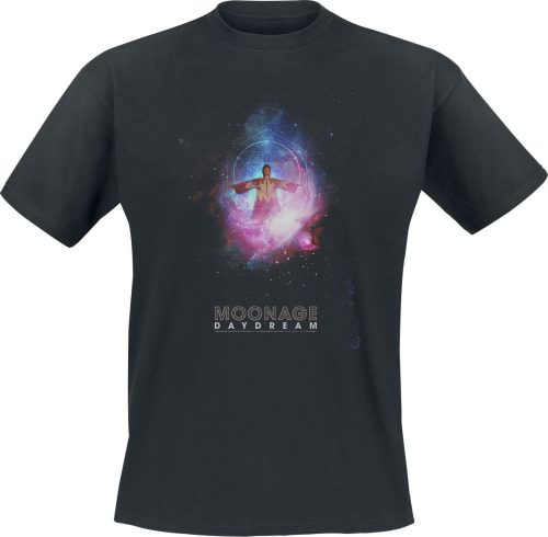 David Bowie Moonage Daydreamer Space Poster Tričko černá