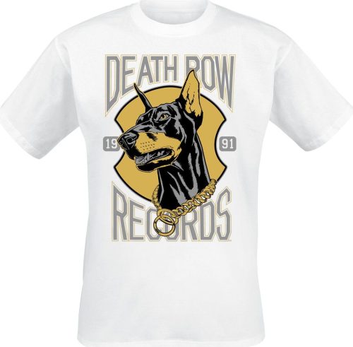 Death Row Records Dog Logo Tričko bílá