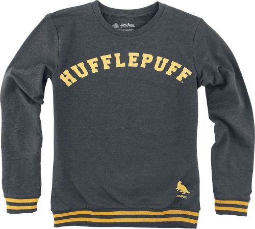 Harry Potter Kids - Hufflepuff detská mikina antracit mix