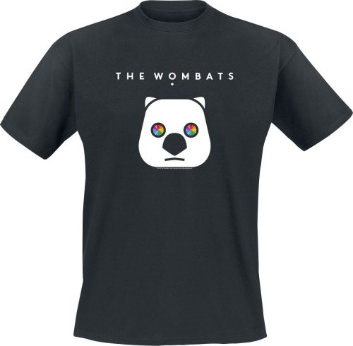 The Wombats Rainbow Eyes Logo Tričko černá