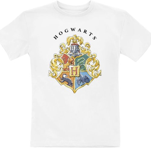 Harry Potter Hogwarts School Emblem detské tricko bílá