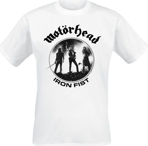 Motörhead Live Photo Iron Fist Tričko bílá
