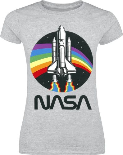 NASA Rainbow Dámské tričko šedá