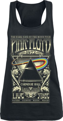 Pink Floyd The Dark Side Of The Moon - Live On Stage 1972 Dámský top černá