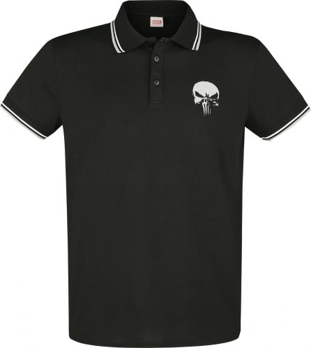 The Punisher Skull Polo tričko černá