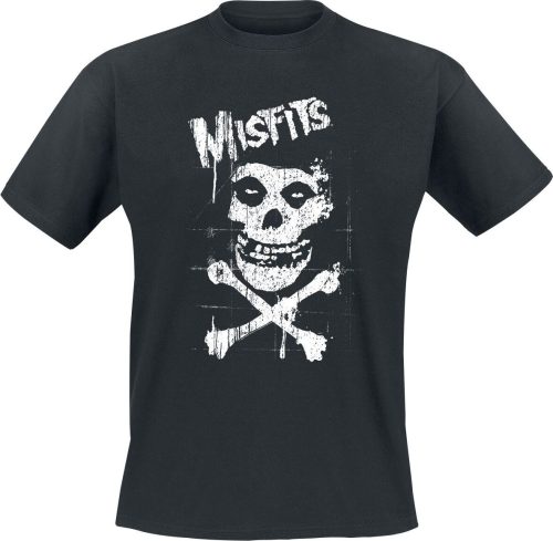 Misfits Bones Tričko černá