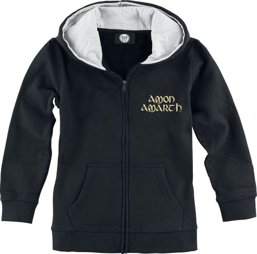 Amon Amarth Metal-Kids - Little Berserker detská mikina s kapucí na zip černá